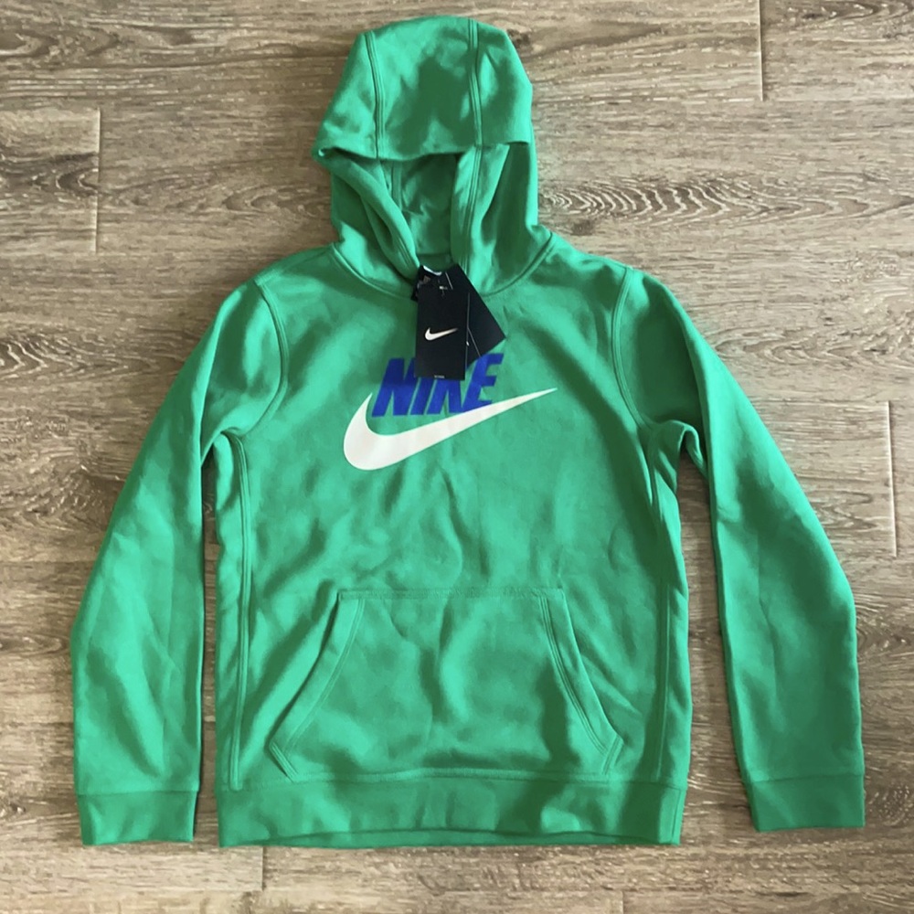 NWT green Nike hoodie sweatshirt boys XL/womens XS